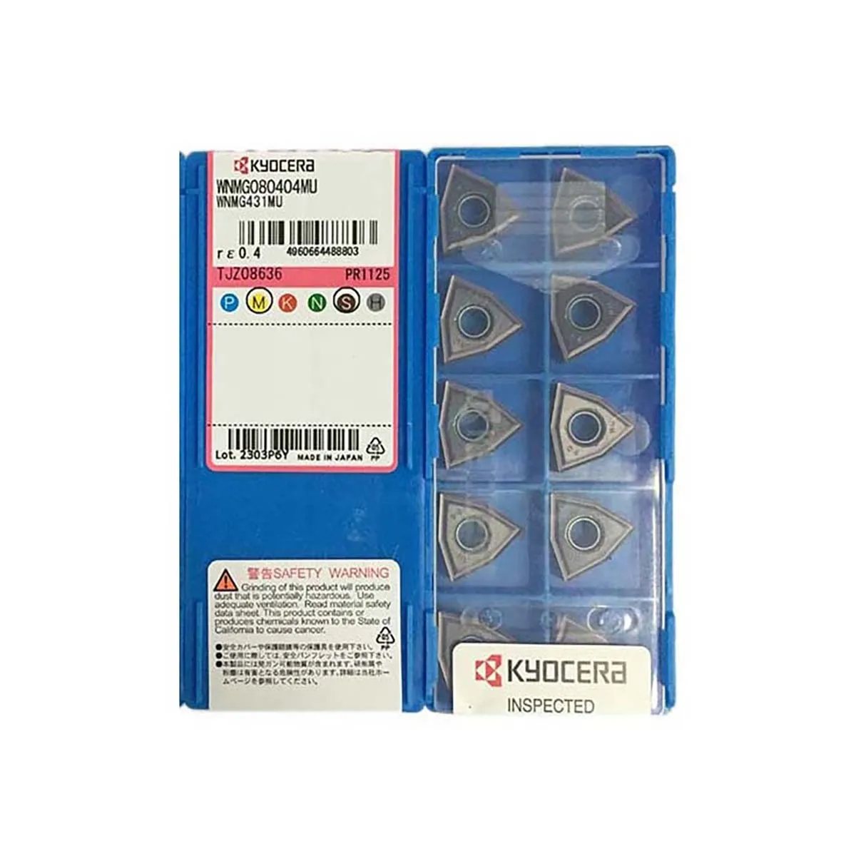 

Kyocer a 100% Original WNMG WNMG080408TK WNMG080408MU WNMG080404MS WNMG080408HQ WNMG080404PS PR1125 Turning Inserts