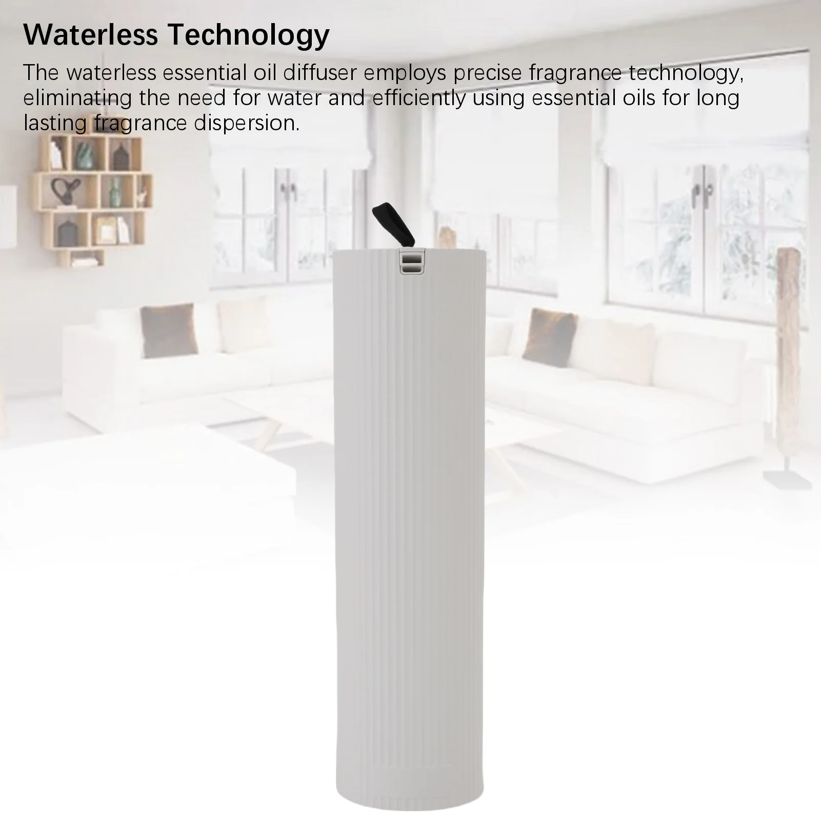 200ML 물이 필요 없는 에센셜 오일 디퓨저 360도 회전 가능한 스마트 향기 공기 기계 아로마테라피 디퓨저(APP 제어 포함)