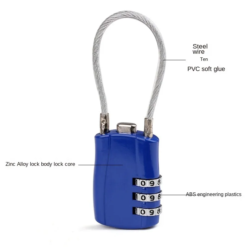 

Creative helmet password lock password padlock luggage bag lock gym cabinet mini password steel wire lock