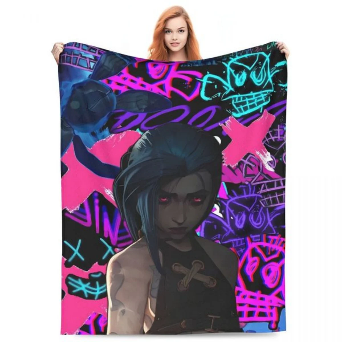 Arcane Blanket 3DPrint Soft Rug Winter Warm Plush Soft Fluffy Blanket With Weight for Sofa Home Decoration Gift for Your Friends 3