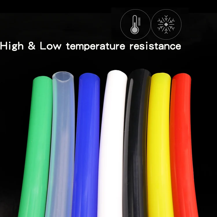 1 Meter ID 1 2 3 4 5 6 7 8 9 10 mm Silicone Tube Flexible Rubber Hose Food Grade Soft Drink Pipe Water Connector Colorful