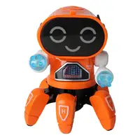 Dancing Walking Robot Toy Interactive Electric Toy Octopus-Shaped Music Robot Flashing Lights Intelligent Sensor Toy Robot Kid 1