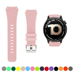 Sport Silicone Bracelet Band for OnePlus Watch - 22mm Watch Strap Accessory, Compatible with OnePlus Watch Series (Soft powder 15)