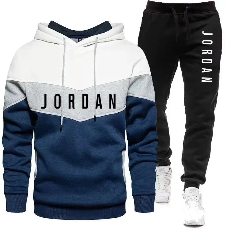 Unisex Long-Sleeve Hoodie & Pants Tracksuit – Spring/Autumn Leisure & Training 2