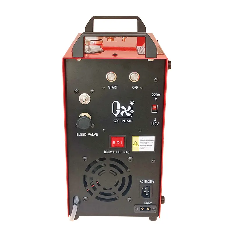 

GX PUMP CS4-I Portable PCP Air Compressor, 5800Psi/40Mpa, Water and Fans Cooling, Auto Stop 220V/110VAV/12VDC