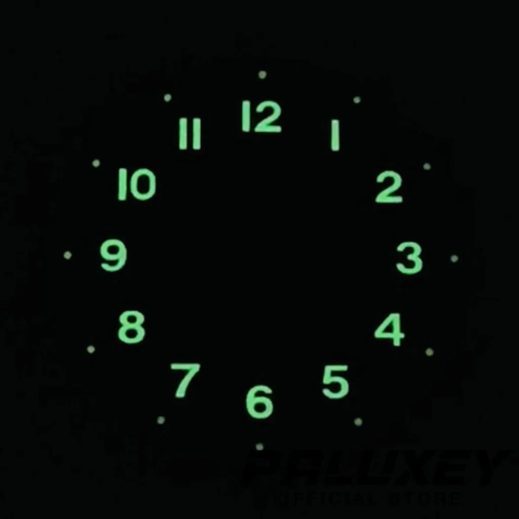 Enhanced Green Luminous Diver Watch Dial, 29mm