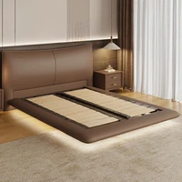 Lit de rangement pour adolescents, chambre à coucher, esthétique, moderne, Queen Size, salon, rembourrage, tables de nuit, décoration de la maison 3