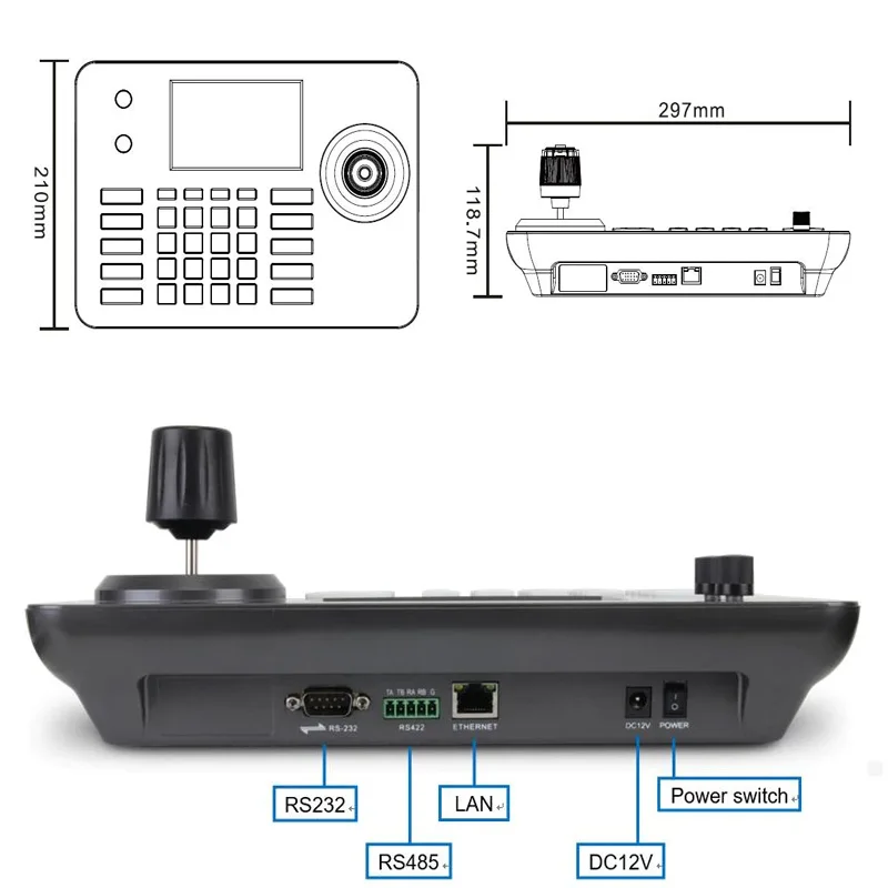 SMTAV-NDI PTZ 4K 20X 광학 줌 PTZ 카메라, 3G-SDI HDMI USB IP 스트리밍 PTZ 카메라 컨트롤러 지원 ONVIF 프로토콜