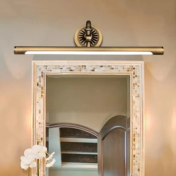 Vintage Copper Mirror Lamp 1