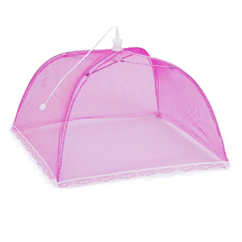 Food Covers Mesh Foldable Anti Fly Mosquito Tent Dome Net Umbrella Kitchen Picnic Dish Cover Accessories