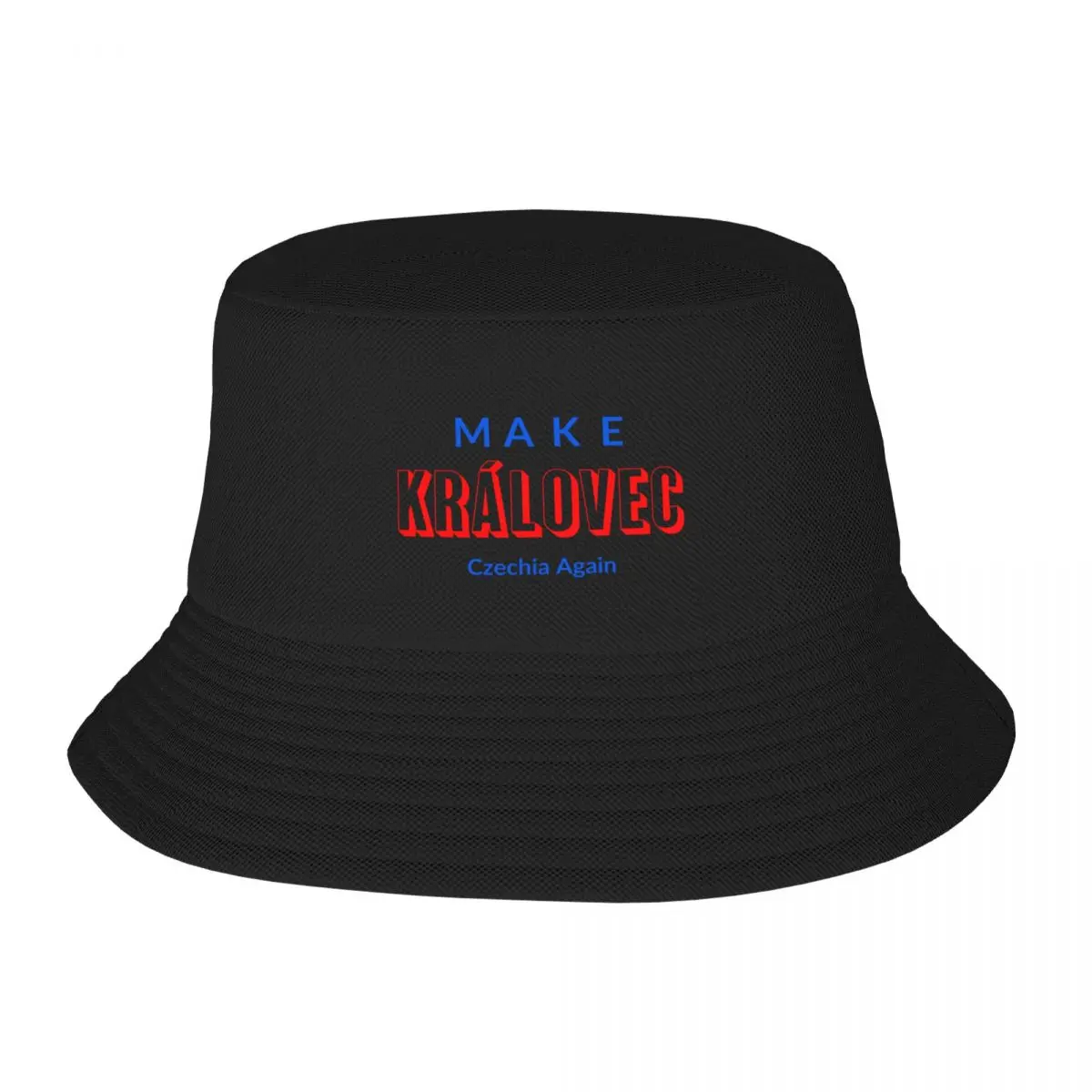 

New Make Královec Czechia Again - Funny Czech Královeck kraj Bucket Hat Fluffy Hat Christmas Hat Golf Hat Men Women's