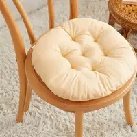 35 cm Seat Cushion Pad PP Cotton Chair Cushion Pad Round Linen Seat Pillow For Chair Back Decor Sofa Garden Office Home Supplies 3