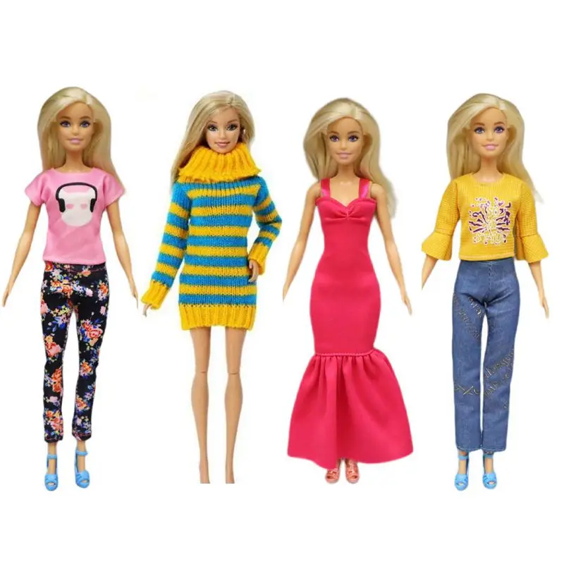 Doll Accessories Doll Clothes Doll Accessories Toys Dolls Accessories 30cm Dress Clothes Dollhouse Toy 1/6 Top Casual Pants Fashion Summer Outfit For 11.5'' Doll Girls Toys Gift for doll accessories,doll clothes,doll accessories toys