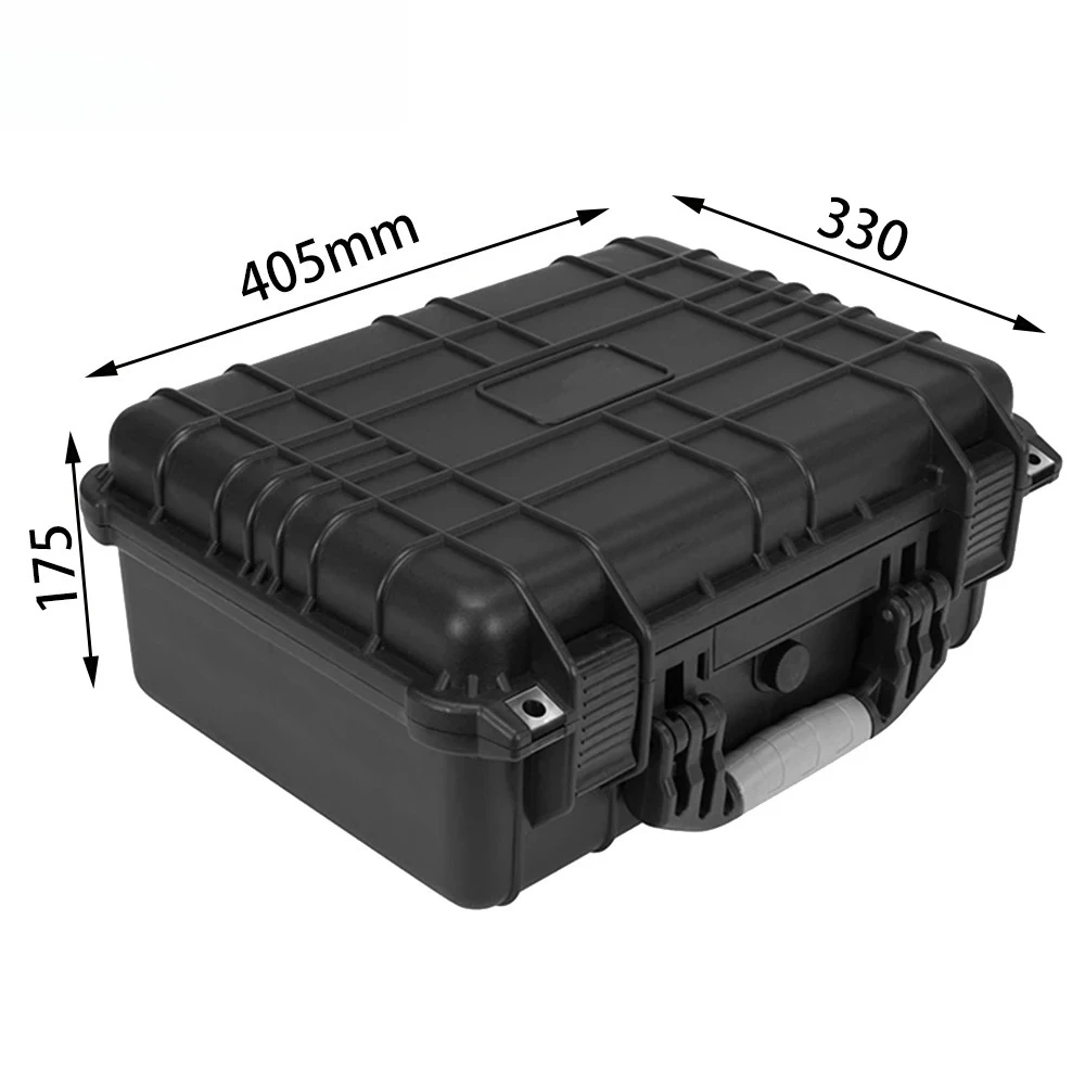 Étui de transport rigide étanche IP67 pour DJI Mavic 2 Pro - DPC068, vue arrière avec mousse intérieure découpée
