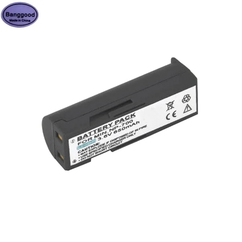 

3.7V 650mAh NP-700 NP700 Digital Camera Battery Pack for Minolta DiMAGE DG-X50-K DG-X50-R DG-X50-S DiMAGE X50 X60