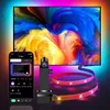 RGBIC TV Backlight Strip,AR Color Gamut Sensor,can Capture Part of The Color on The Screen,12.5FT/55-65,16.4FT/65-85 TV,US Power 4