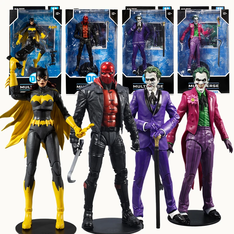 

7 Inches Mcfarlane Batman Vol. 3: Death Of The Family Action Figures Batgirl Three Joke Anime Collectible Model Children Toys