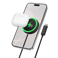 HOCO Qi2 25W Magnetic Wireless Fast Charging Pad For iPhone 17 16 Pro Max USB C Ultra Thin Wireless Charging Pad For Airpods Pro - Image 5