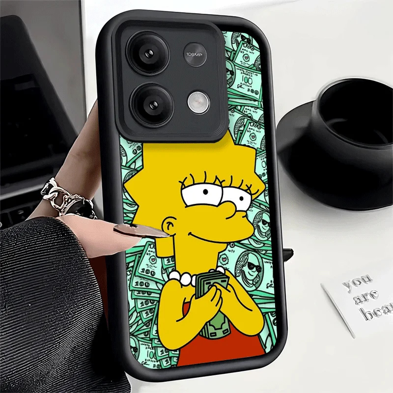 Cartoon Homers-Themed Shockproof Phone Case