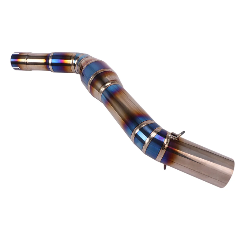 For CFMOTO NK400 NK650 NK 400 650 Motorcycle Exhaust Modify 51MM Titanium Alloy Muffler Escape Moto Bike Tube Middle Link Pipe - Image 3