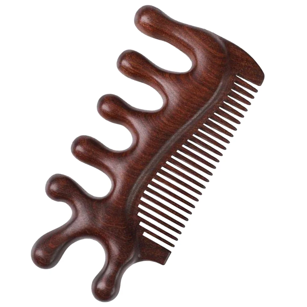 

Hair Comb for Men Scalp Massage Wood Sandalwood Women Detangling Scraping Travel
