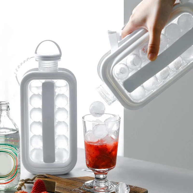 

Портативный Силиконовый чайник для приготовления шариков, креативная форма для кубиков льда, кухонный инструмент для приготовления решетки для хоккея