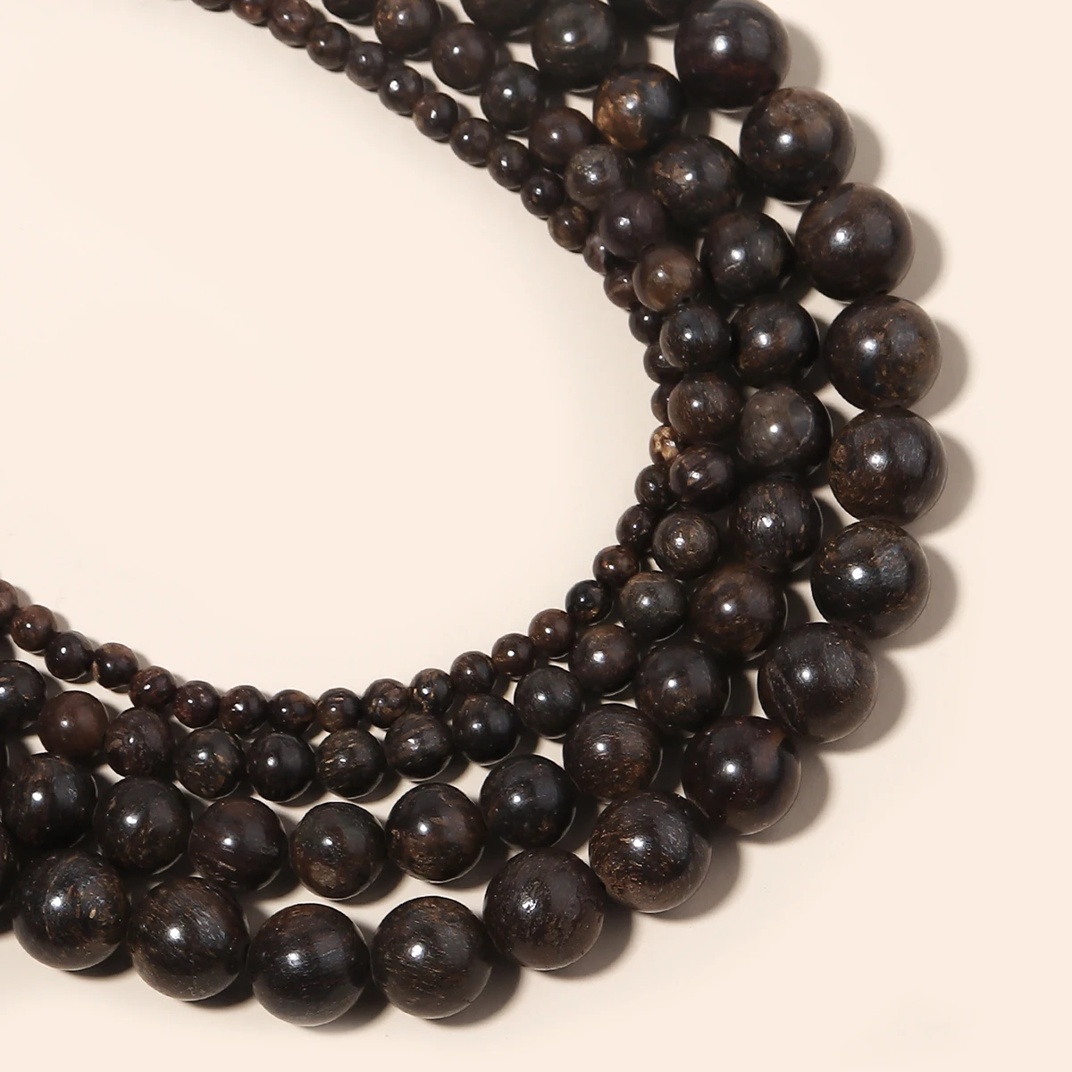 

Natural Bronzite Loose Round Beads for Jewelry DIY Accessories Making Yoga Meditation Classics Charms Bracelet 4/6/8/10/mm
