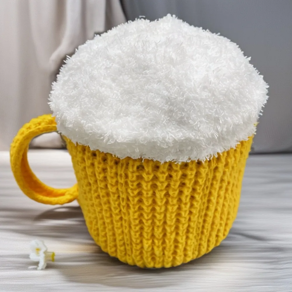 3D-Bierbecher-Hüte, Unisex, Haaransatz, Mützen, vielseitige Pullover-Mütze, warme Ohrenwärmer, Bierliebhaber, Valentinstag, Jahr, Geschenke für Damen und Herren – Detail 9