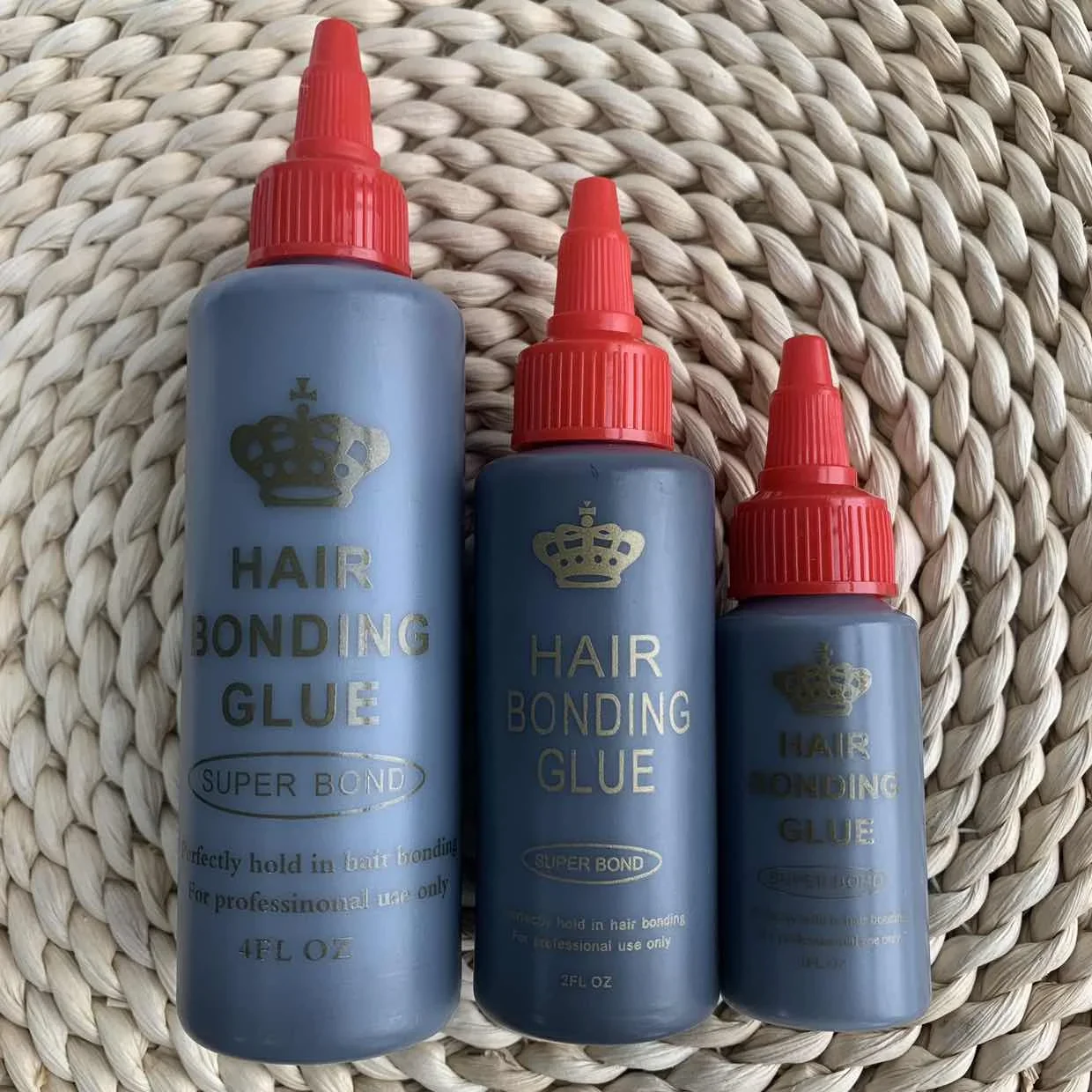 Hair Bonding Glue 2 Oz 60 ML Black Hair Weft Bonding Glue Hair Weave Bond Waterproof Weaving Bonding Glue Strong Hold Extensions