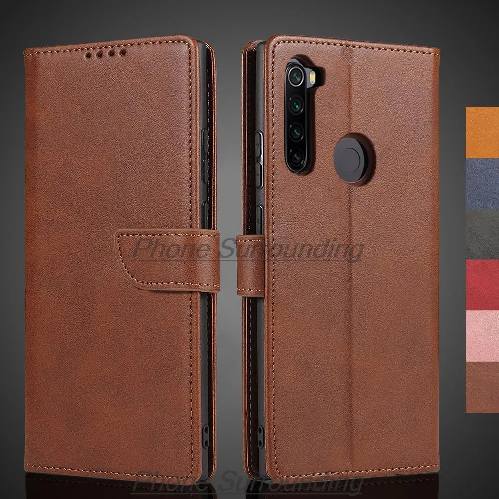 Luxurious Leather Wallet Flip Phone Case - Premium Protective Holster Cover