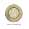 Round Rattan Charger Plate Fruit and Bread Tray Counter Food Snack Serving Tray for Bathroom Sundries Coffee Table Countertop 6
