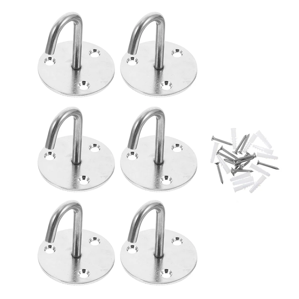 

6 шт., настенные крючки для одежды, из нержавеющей стали