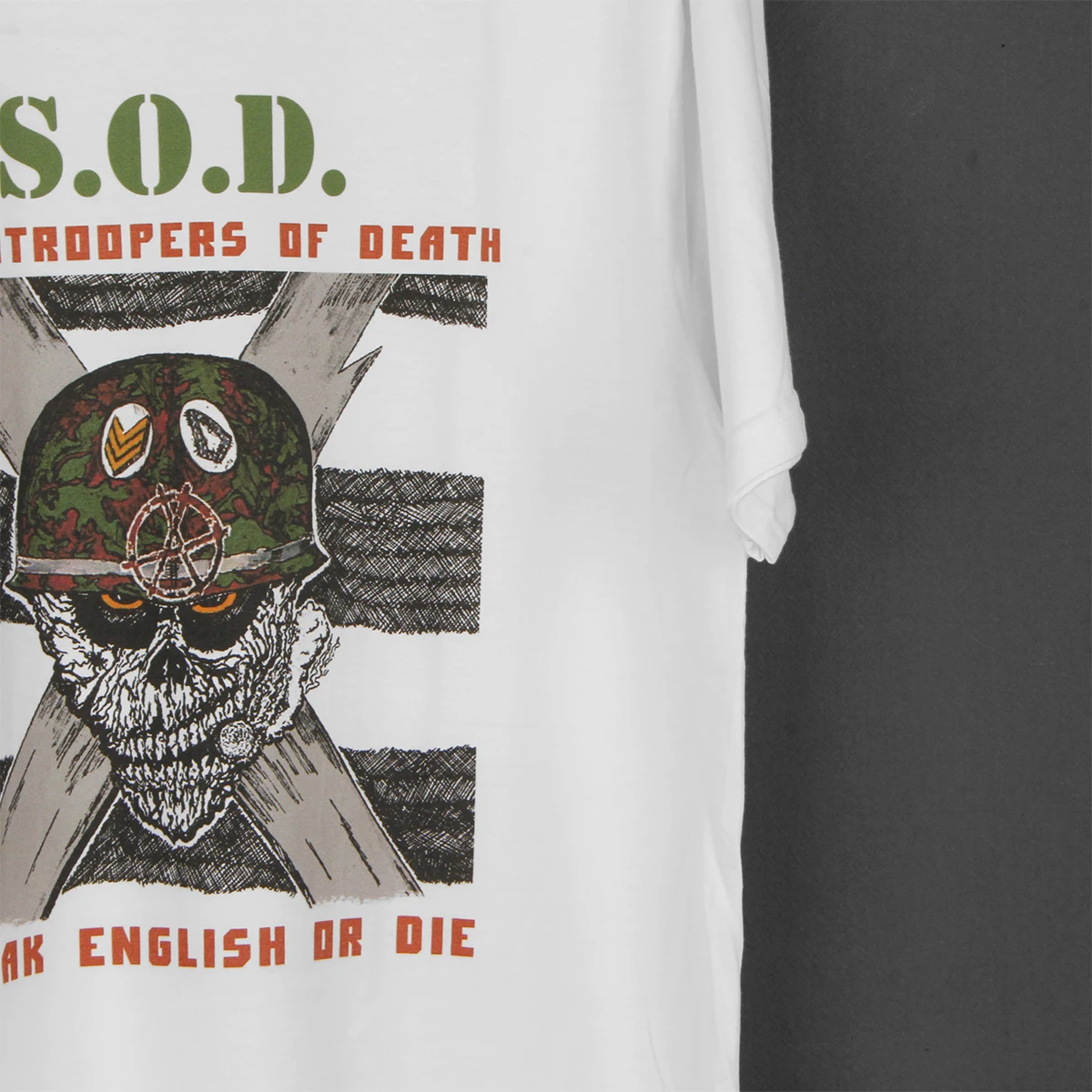 S.O.D. T-Shirt Speak English Or Die Thrash Crossover D.R.I.