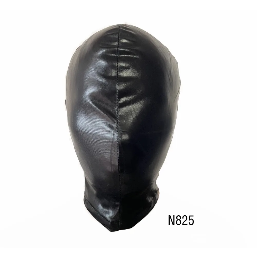 Adult Face Mask Hood for Role Play Women Mens Face Mask Sexy Accessories Open Mouth and Eye Head Cover Couples Costume Sex Shop