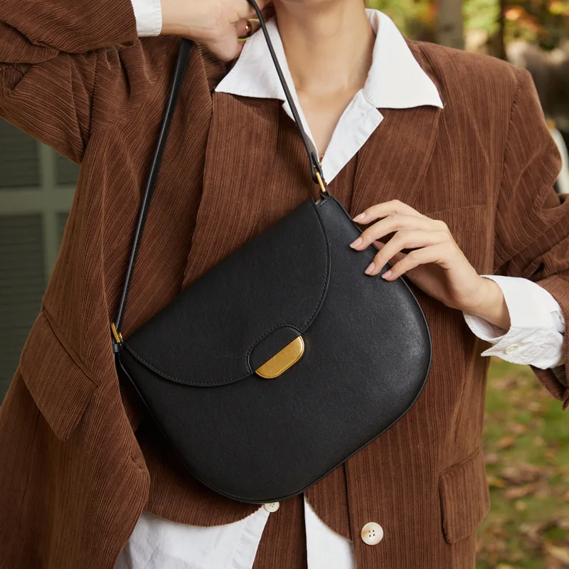 Bag Single for Shoulder Handbag Woman Versatile Large Capacity Leather Women's Casual High-quality Messenger Luxury Crossbody