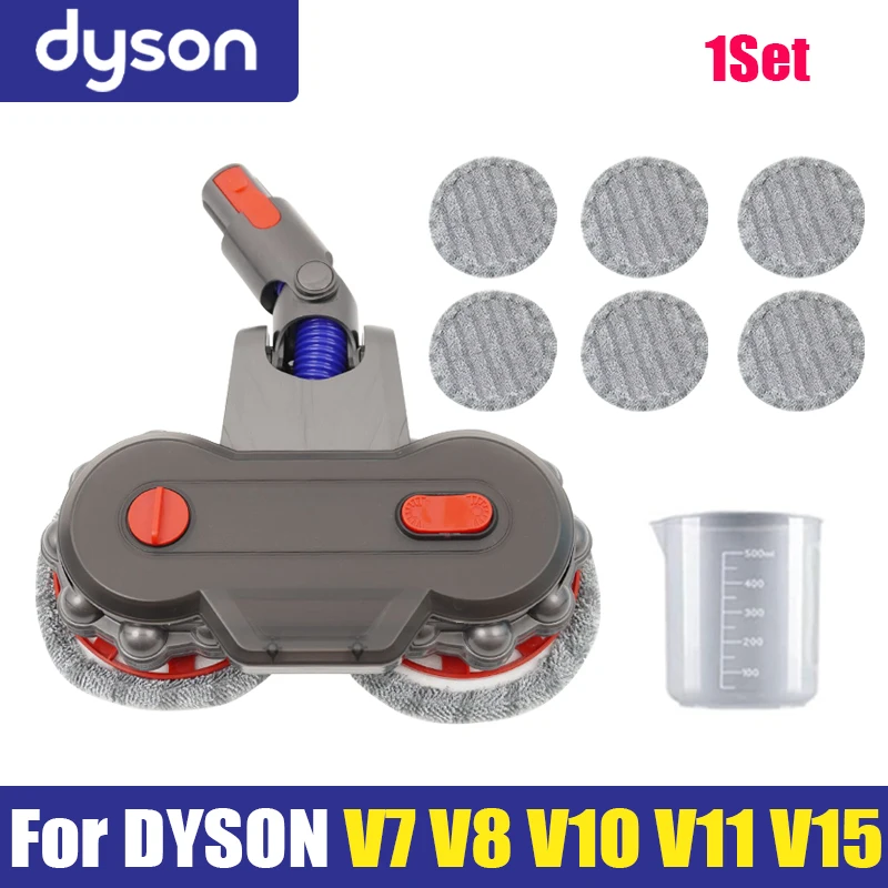Für Dyson V7 V8 V10 V11 V12 V15, zwei rotierende Motoren mit 6 waschbaren Wischpads