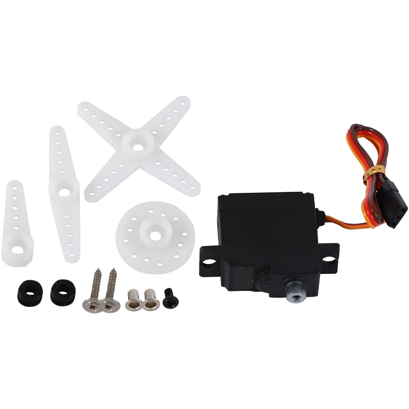 

Обновленный цифровой сервопривод металла рулевого управления Pdi-1181Mg 17 г 3,5 кг для Wpl Rc автомобиля B1/16/24 C14/24 Вертолет Лодка Самолет