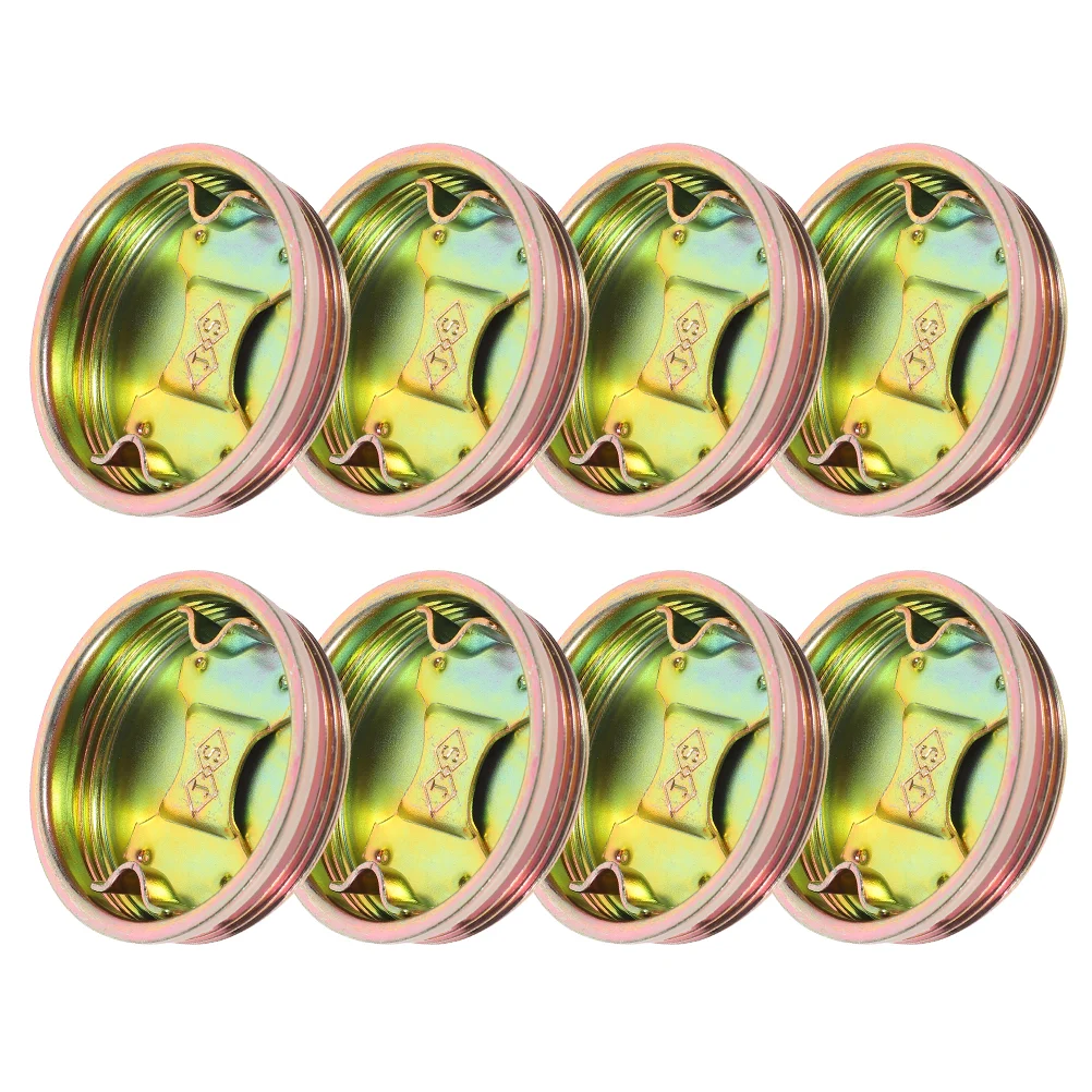 8 Pcs Drum Cover Water Plug Drums Sealing Plugs Oil Bung Caps Metal Barrel