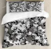 Grey Camo Comforter Bedding Set Full Size, Camouflage Army Design Bedding Collections for Kid Boy, Soft All-Season Bed Set 3