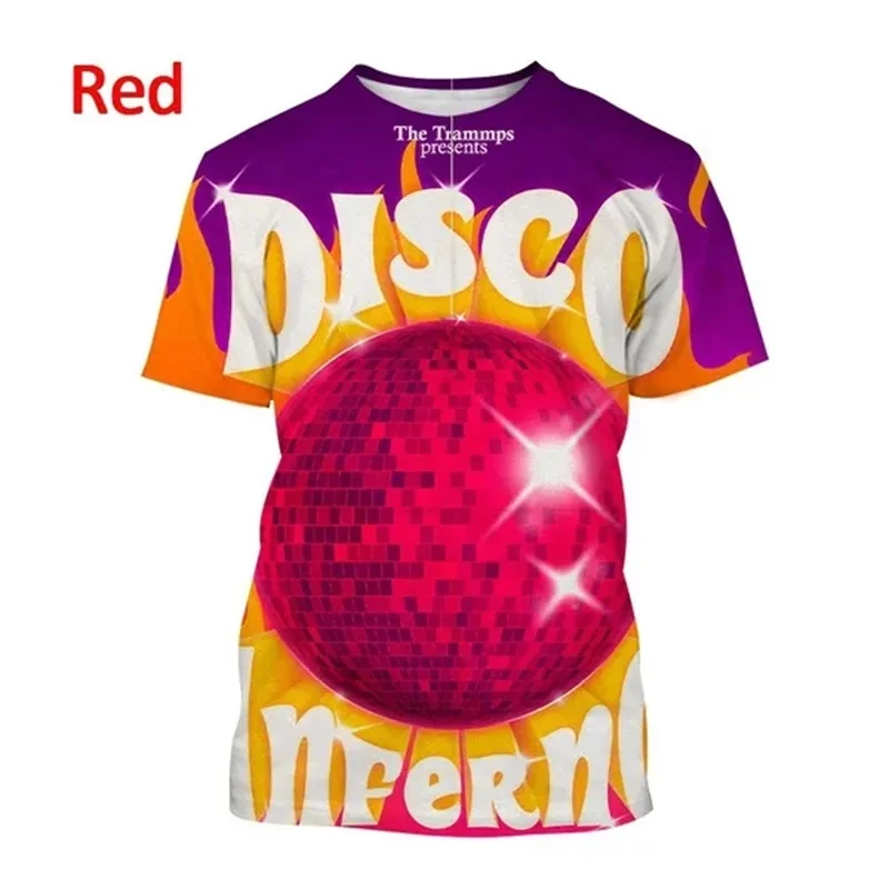 Disco Ball 3D Print Mens Short Sleeve T Shirt