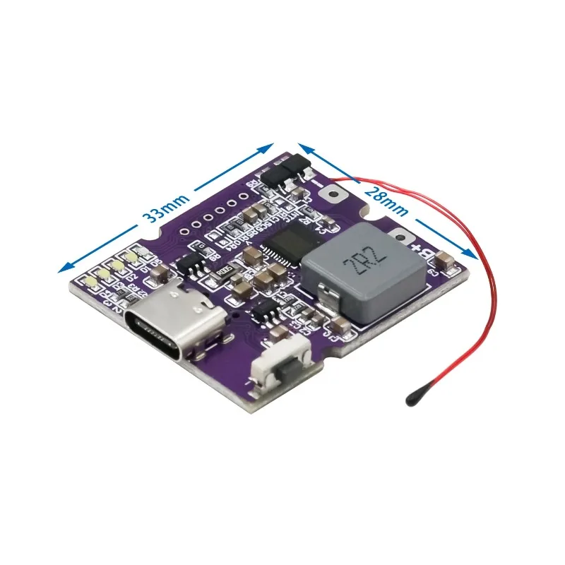 22.5W 파워 뱅크 양방향 고속 충전 모바일 전원 모듈 회로 기판(디지털/라이트 타입-C USB 지원 PD/QC3.0 2.0 포함)