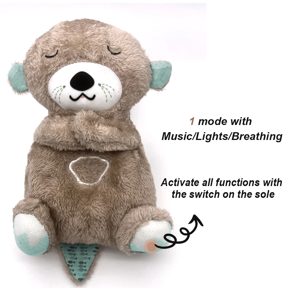 thumbnail image 1 of Peluche de koala musical para bebés que respira y duerme, compañero de juegos, con luz y sonido, regalo sensorial para recién nacidos, cómodo para bebés, 1 of 5