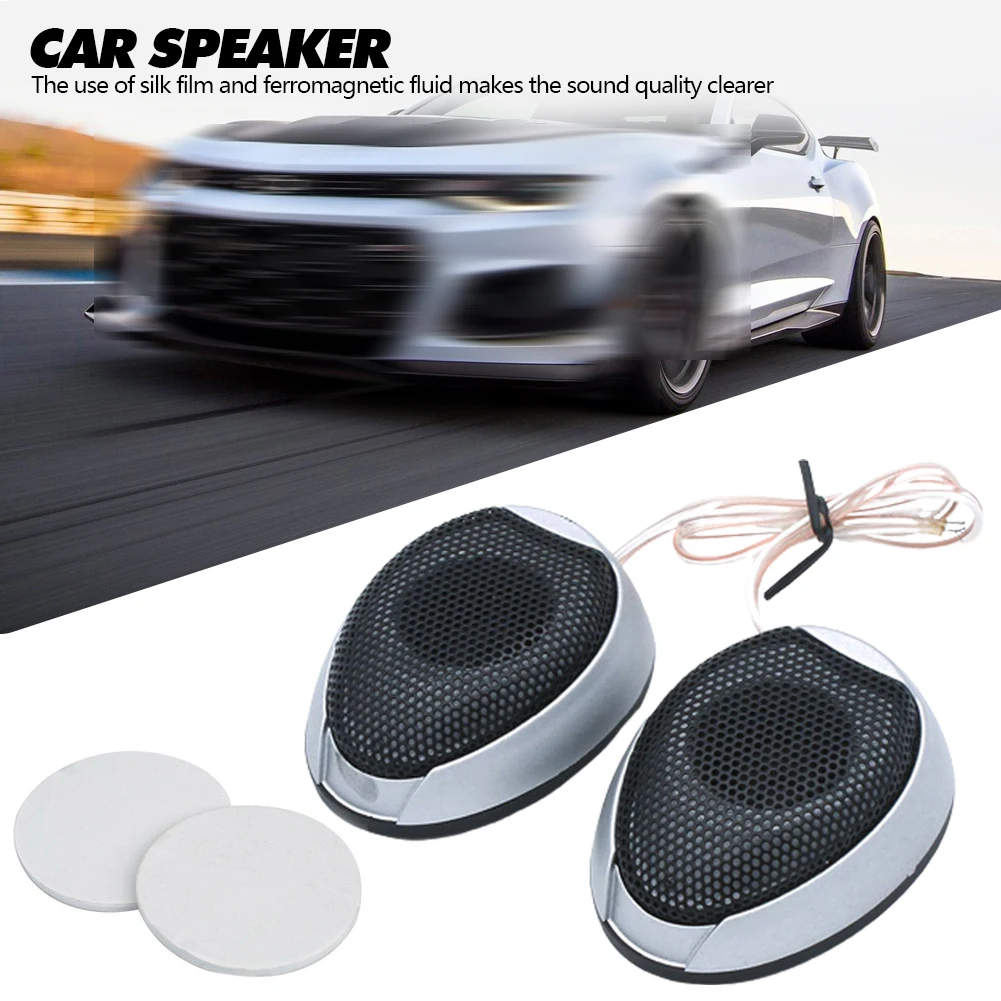 2pcs Car Subwoofer Audio Automotive Super Power Loud Stereo Tweeter Dome Hifi Tweeter Audio