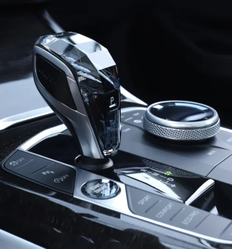 Bmw용 크리스탈 스타일 인테리어 기어 시프트 노브 커버, 2018-2021 년식