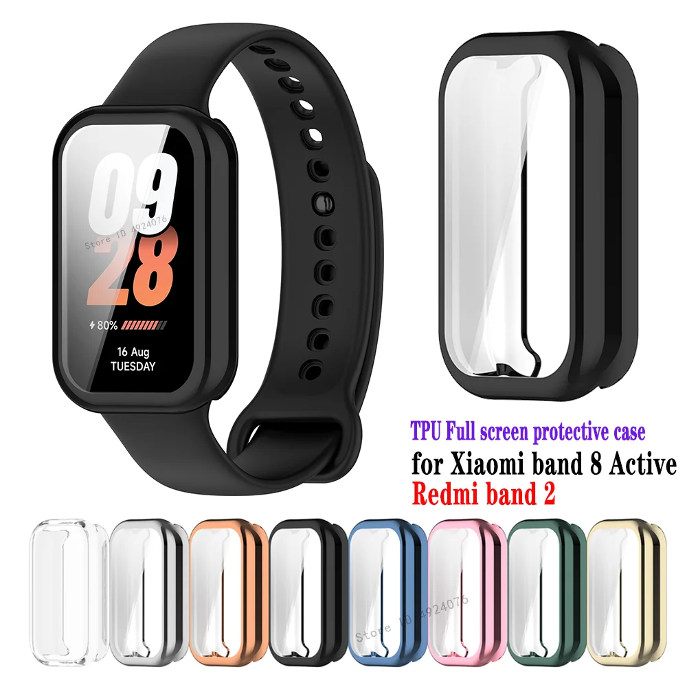 TPU Soft Case with Full Screen Protector Bumper for Smartwatch Protective Cover