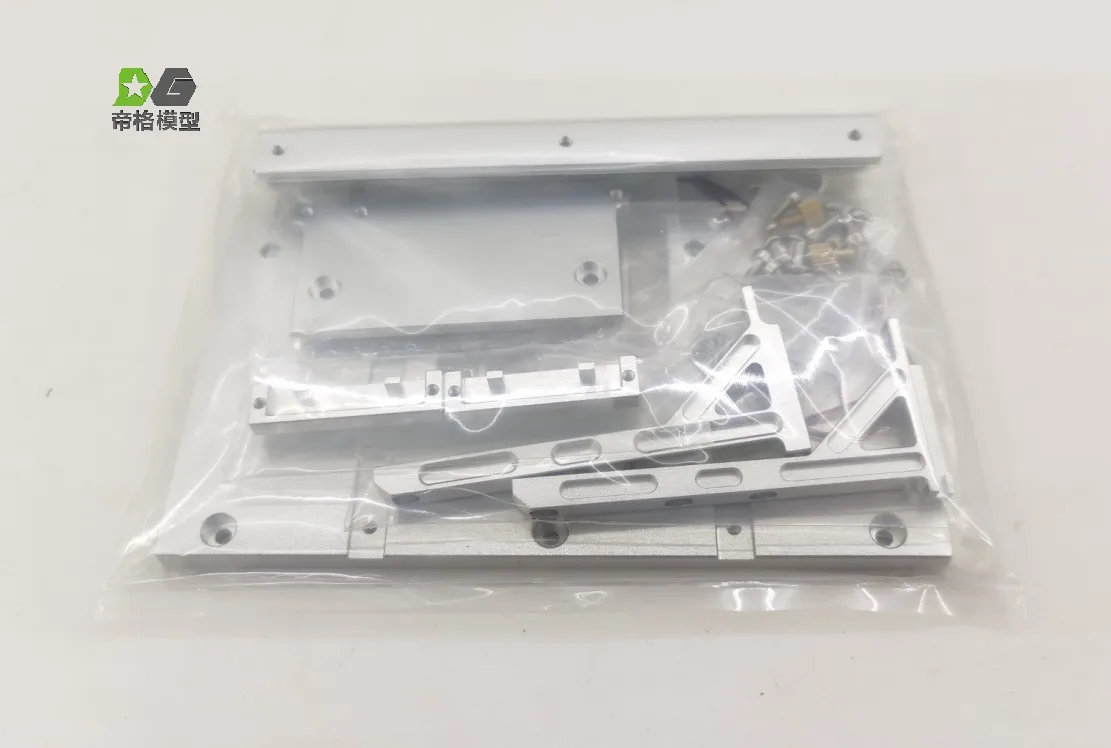 1/14 RC Metallgeräteständer RC Zubehör für Tamiya 56301 56344 Fernbedienung Traktor LKW Auto DIY Modellgeräteständer – Detail 1