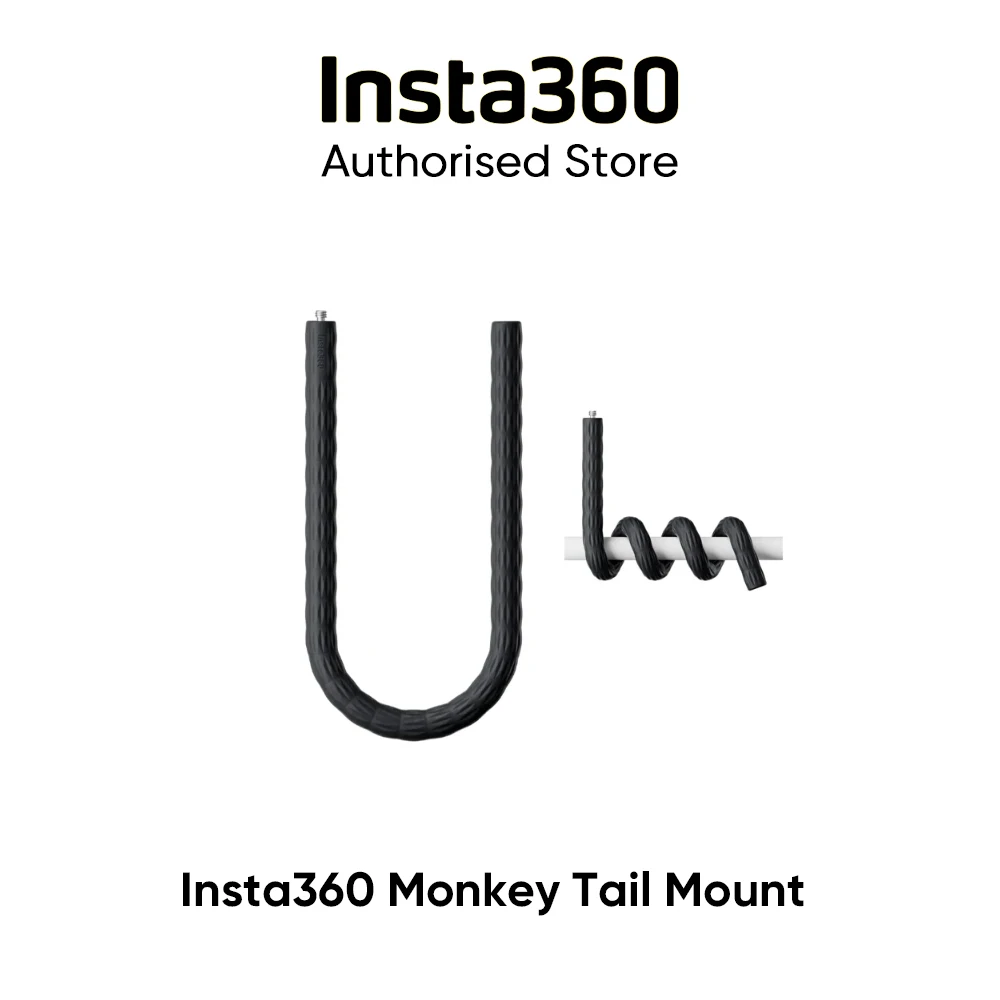 Insta360 , Monkey tailmount voor X3, ONE RS (exclusief 1-inch 360), GO 2, ONE X2, ONE R, ONE X