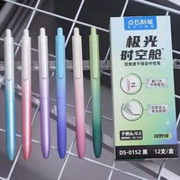 Aurora Time Capsule Gel Pen 0.5mm Retractable Gradient Multicolor Rod Aesthetic Sign Pens for Journaling Notetaking Exam Drawing 2