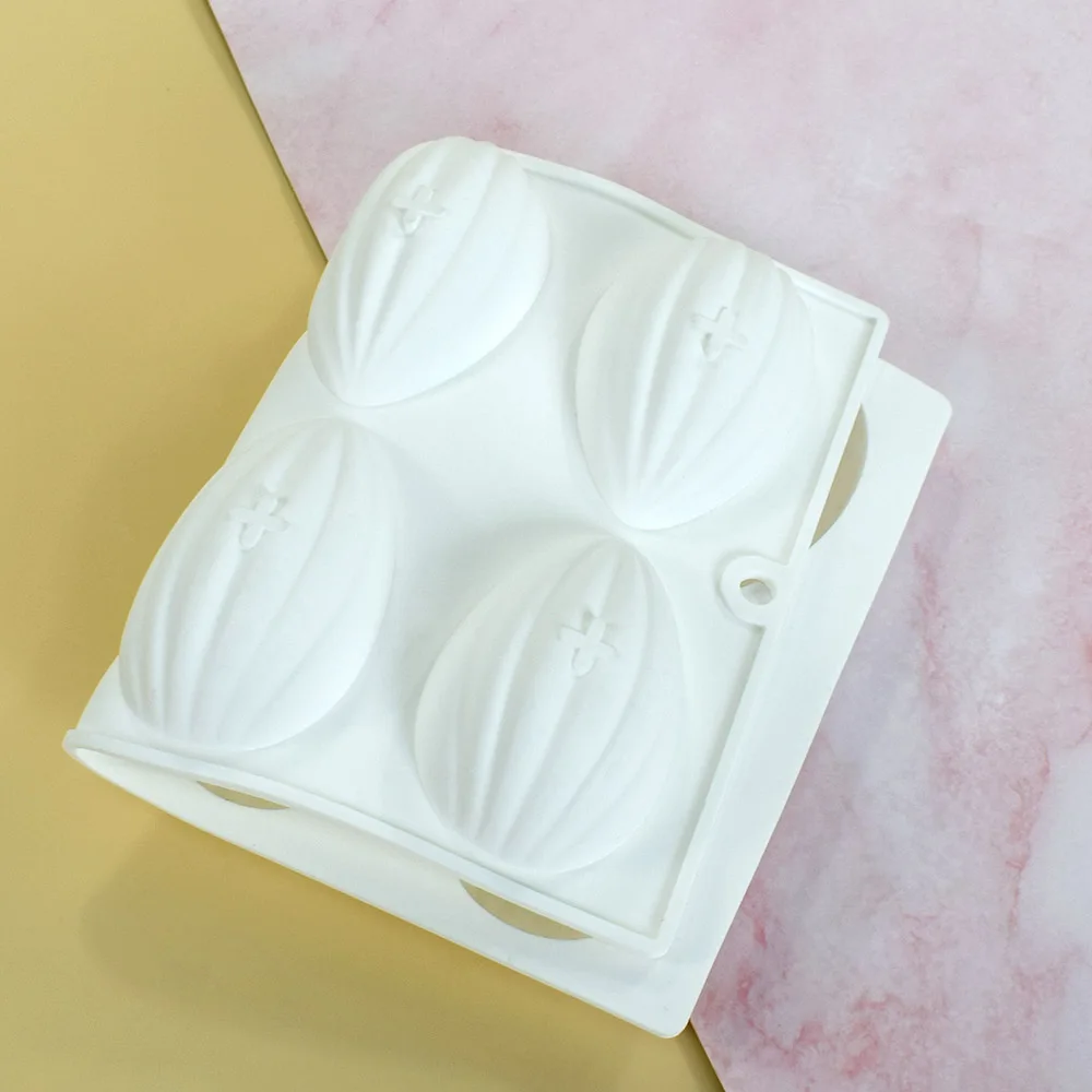 2 Stampi In Silicone A Forma Di Uovo Di Pasqua – 6 Cavità – Per Dolci, Saponi E Cioccolato - 6