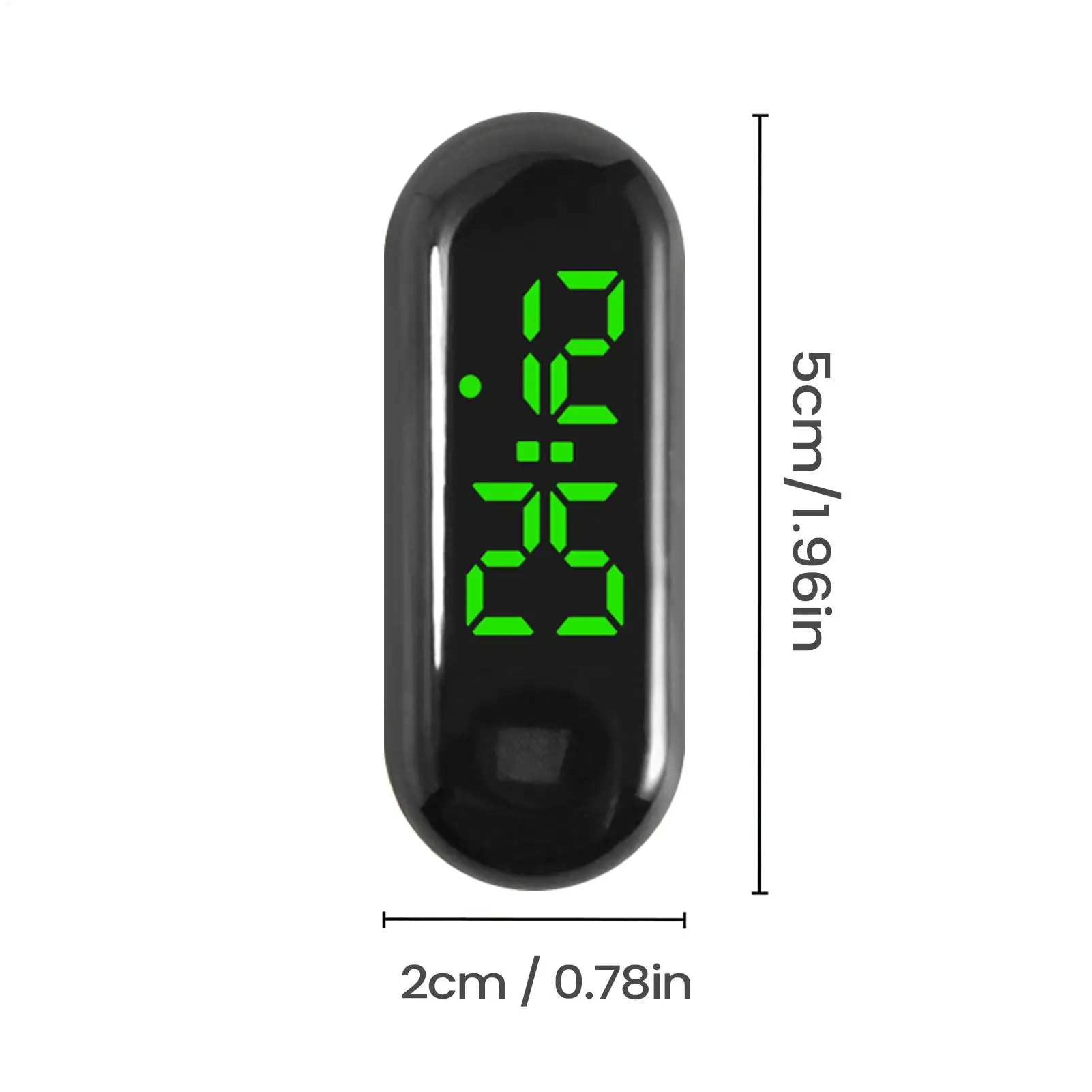 Waterproof Luminous Digital LED Clock for Electric Vehicles and Scooters